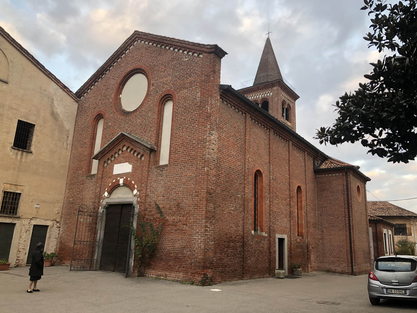 MILANO. Chiesa di San Lorenzo in Monluè, statua di s. Antonio abate