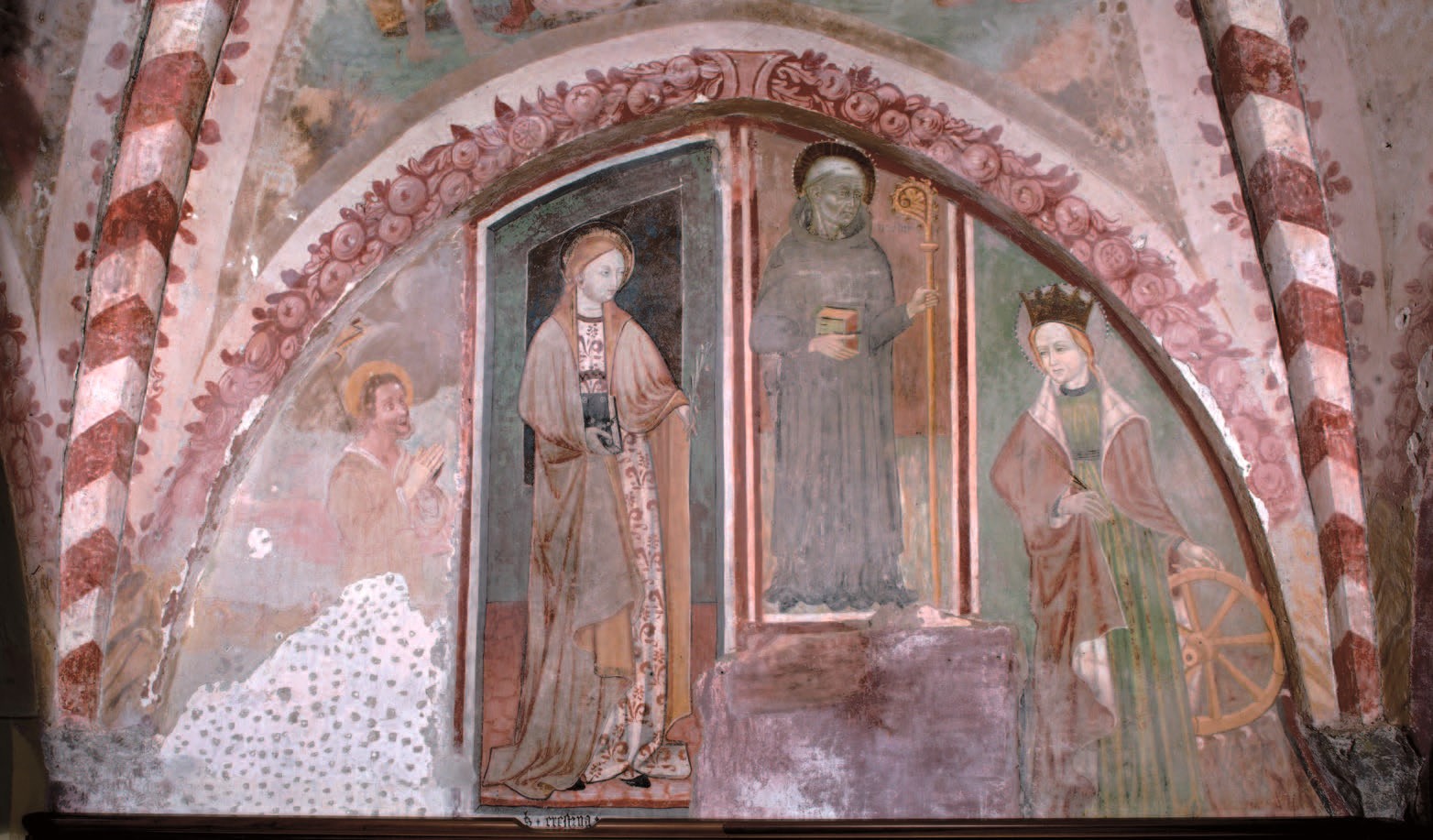 BUTTIGLIERA ALTA (TO). Cappella della “Madonna dei Boschi” con affresco